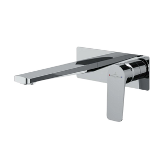 Villeroy & Boch O.Novo Style Rectangular Wall Mounted Basin Mixer Set (Includes In-Wall Body) - LF Chrome - 1165061B + 8733500