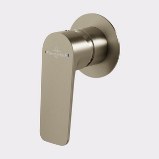 Villeroy & Boch O.Novo Style Wall Mixer (Trim Kit Only) - Brushed Nickel 1167580B