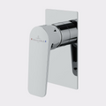 Villeroy & Boch O.Novo Style Rectangular Wall Mixer (Trim Kit Only) - Chrome 1168061B