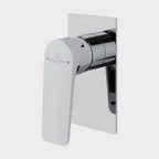 Villeroy & Boch O.Novo Style Rectangular Wall Mixer (Trim Kit Only) - Chrome 1168061B
