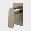 Villeroy & Boch O.Novo Style Rectangular Wall Mixer (Trim Kit Only) - Brushed Nickel 1168080B