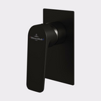 Villeroy & Boch O.Novo Style Rectangular Wall Mixer (Trim Kit Only) - Matte Black 1168095B