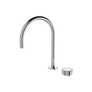 Phoenix Axia 220mm Hob Gooseneck Sink Mixer Set - Chrome - 117-7550-00