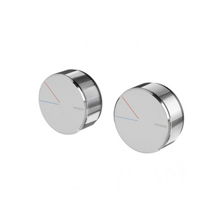 Phoenix Axia Twin Shower/Wall Mixer - Chrome - 117-7920-00