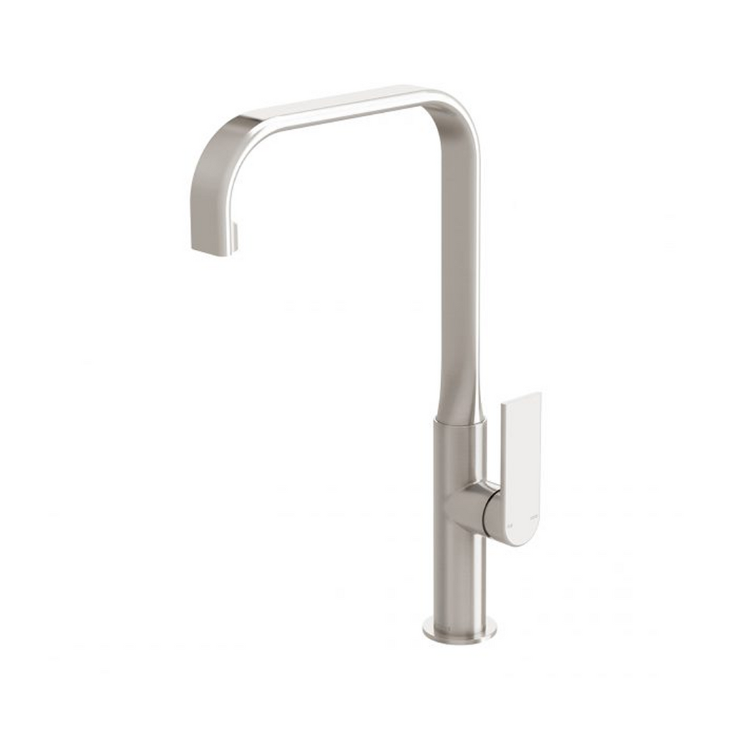Phoenix Teel Sink Mixer 200mm Squareline - LF Brushed Nickel - 118-7300-40-1