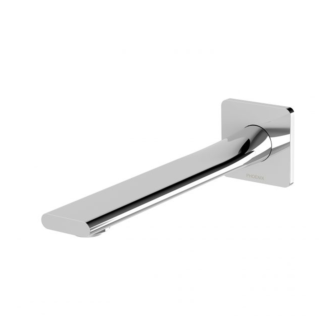 Phoenix Teel Wall Bath Outlet 200mm - LF Chrome - 118-7620-00-1