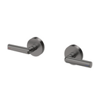 Phoenix Vivid Slimline Plus Lever Wall Top Assemblies 15mm Extended Spindles – LF Brushed Carbon - 119-0671-31-1