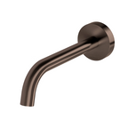Phoenix Vivid Slimline Plus 180mm Wall Basin/Bath Outlet - LF Brushed Bronze