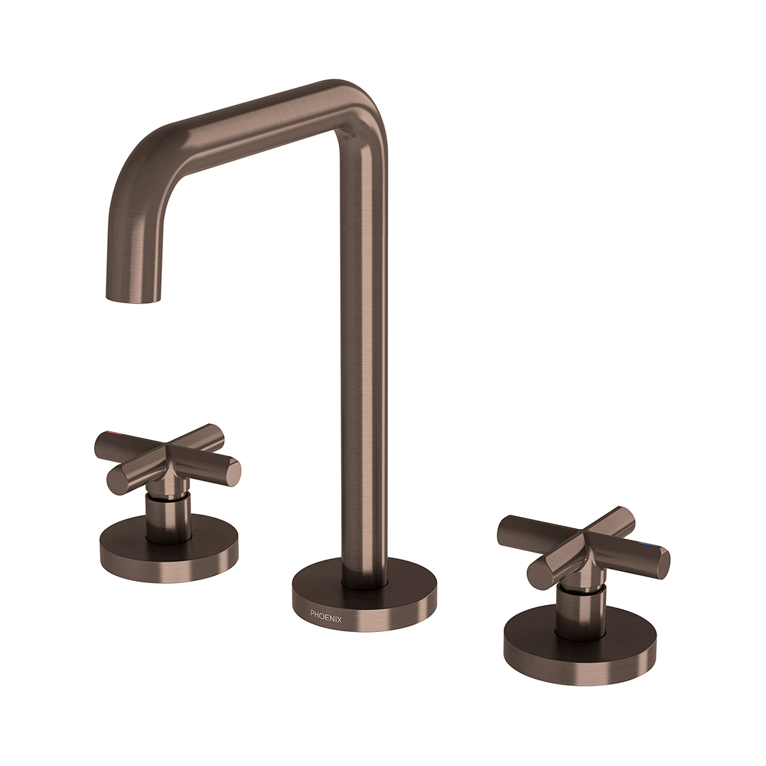 Phoenix Vivid Slimline Plus Basin Set - LF Brushed Bronze