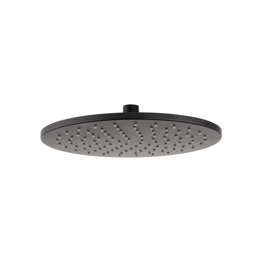 Mixx Matcha Brass 250mm Shower Head - Matte Black - 11RSH05ML