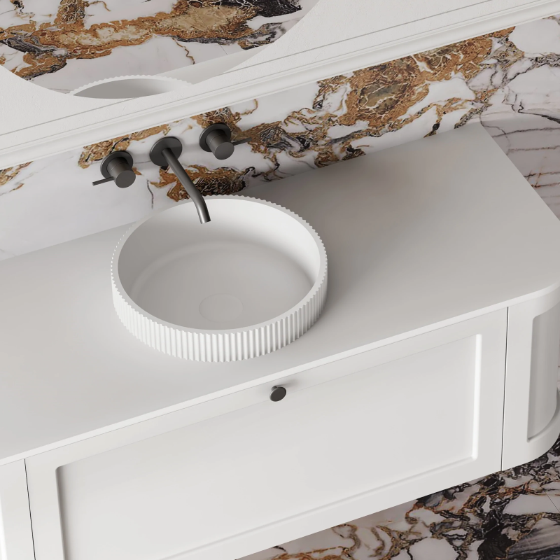 Cassa Design Westminster 1200mm Wall Hung Vanity Matte Black - WES1200MB