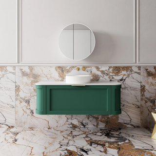 Cassa Design Westminster 1200mm Wall Hung Vanity Emerald Green - WES1200GN