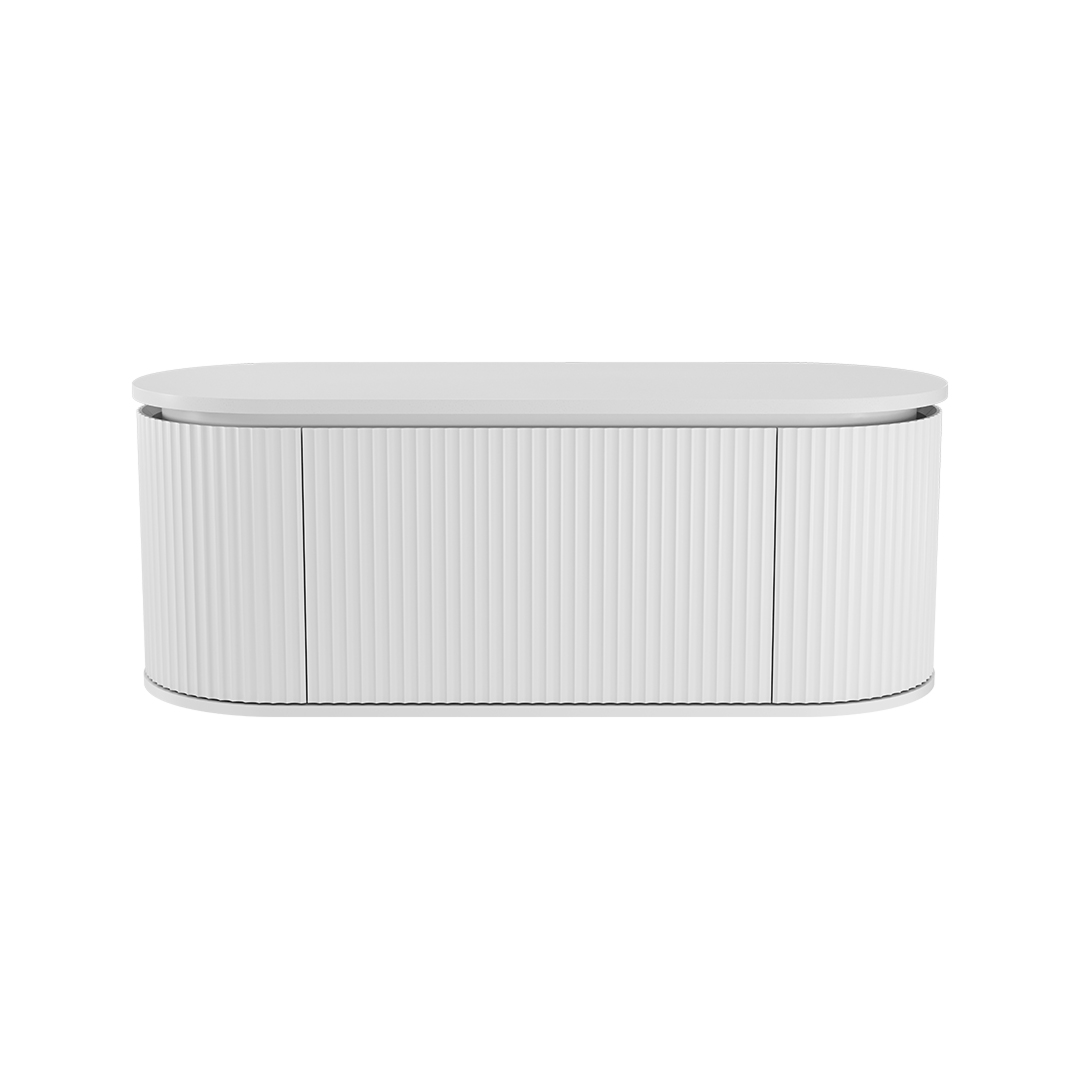 Fienza Empire Pill 1200 Wall Hung Cabinet - Satin White 120AW-C