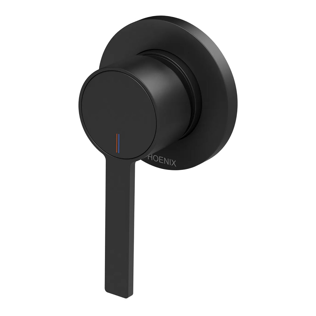 Phoenix Lexi MKII SwitchMix Shower/Wall Mixer (Includes Body) - LF Matte Black - 123-2800-10