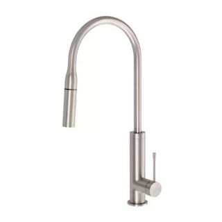 Phoenix Deja Pull-Out Sink Mixer 220mm - LF Brushed Nickel - 126-7330-40-1