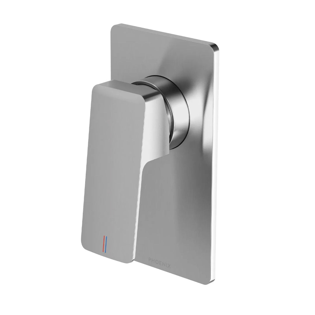 Phoenix Enviro316 Shower Wall Mixer - LF 316 Stainless Steel - 128-7800-51-1