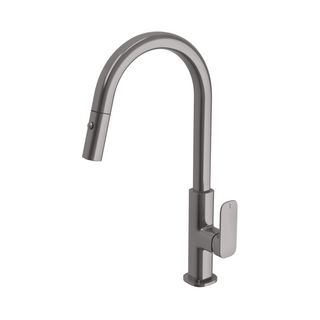 Phoenix Nuage Pull Out Sink Mixer 200mm - LF Brushed Carbon - 129-7105-31-1