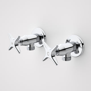 Caroma Elegance II Washing Machine Tap Set LF - Chrome - 631173CF