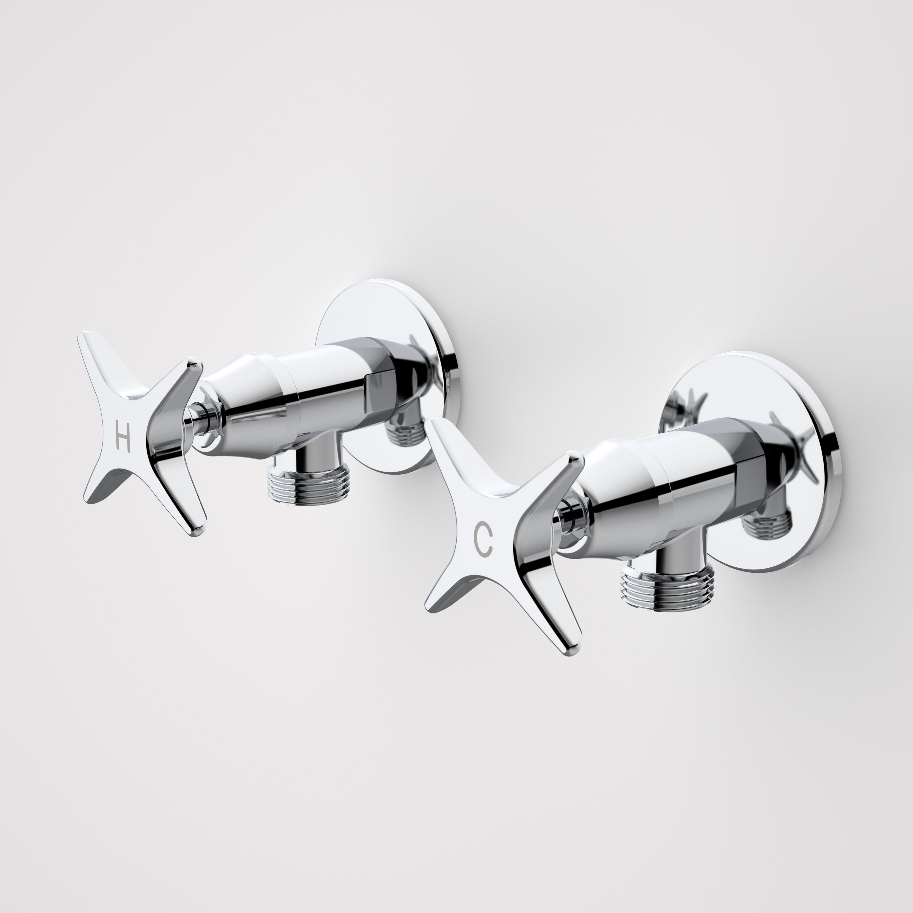 Caroma Elegance II Washing Machine Tap Set LF - Chrome - 631173CF