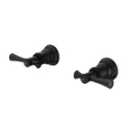 Phoenix Cromford Wall Top Assemblies - LF Matte Black - 134-0600-10-1