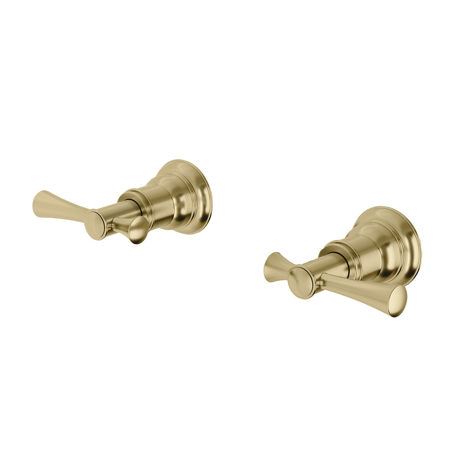 Phoenix Cromford Wall Top Assemblies - LF Brushed Gold - 134-0600-12-1