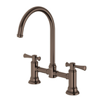 Phoenix Cromford Exposed 180mm Sink Tap Set - LF Brushed Bronze