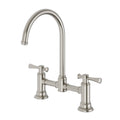 Phoenix Cromford Exposed Sink Tap Set - LF Brushed Nickel - 134-1070-40-1