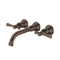 Phoenix Cromford 180mm Wall Basin/Bath Tap Set - LF Brushed Bronze
