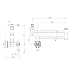 Phoenix Cromford Pot Filler - LF Brushed Bronze