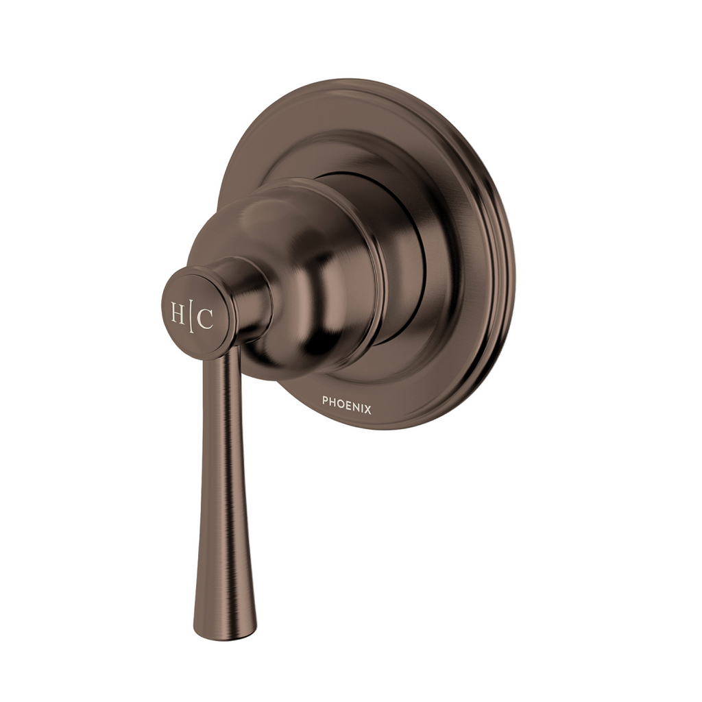 Phoenix Cromford SwitchMix Shower Wall Mixer (Includes In-Wall Body) - LF Brushed Bronze