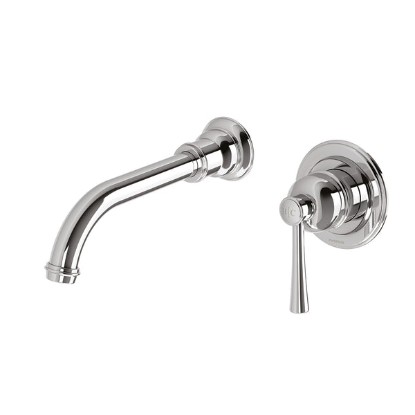 Phoenix Cromford SwitchMix Wall Basin Mixer Set 200mm Trim Only - LF Chrome