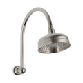 Phoenix Cromford High-Rise Shower Arm & Rose - Brushed Nickel - 134-5300-40