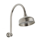 Phoenix Cromford High-Rise Shower Arm & Rose - Brushed Nickel - 134-5300-40