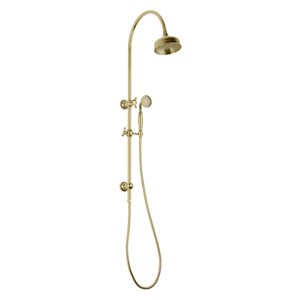 Phoenix Cromford Twin Shower - Brushed Gold - 134-6510-12