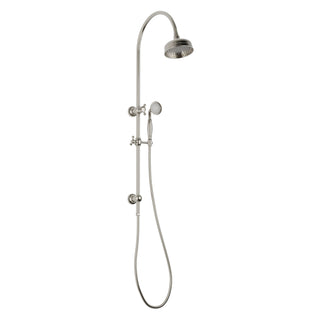 Phoenix Cromford Twin Shower - Brushed Nickel - 134-6510-40