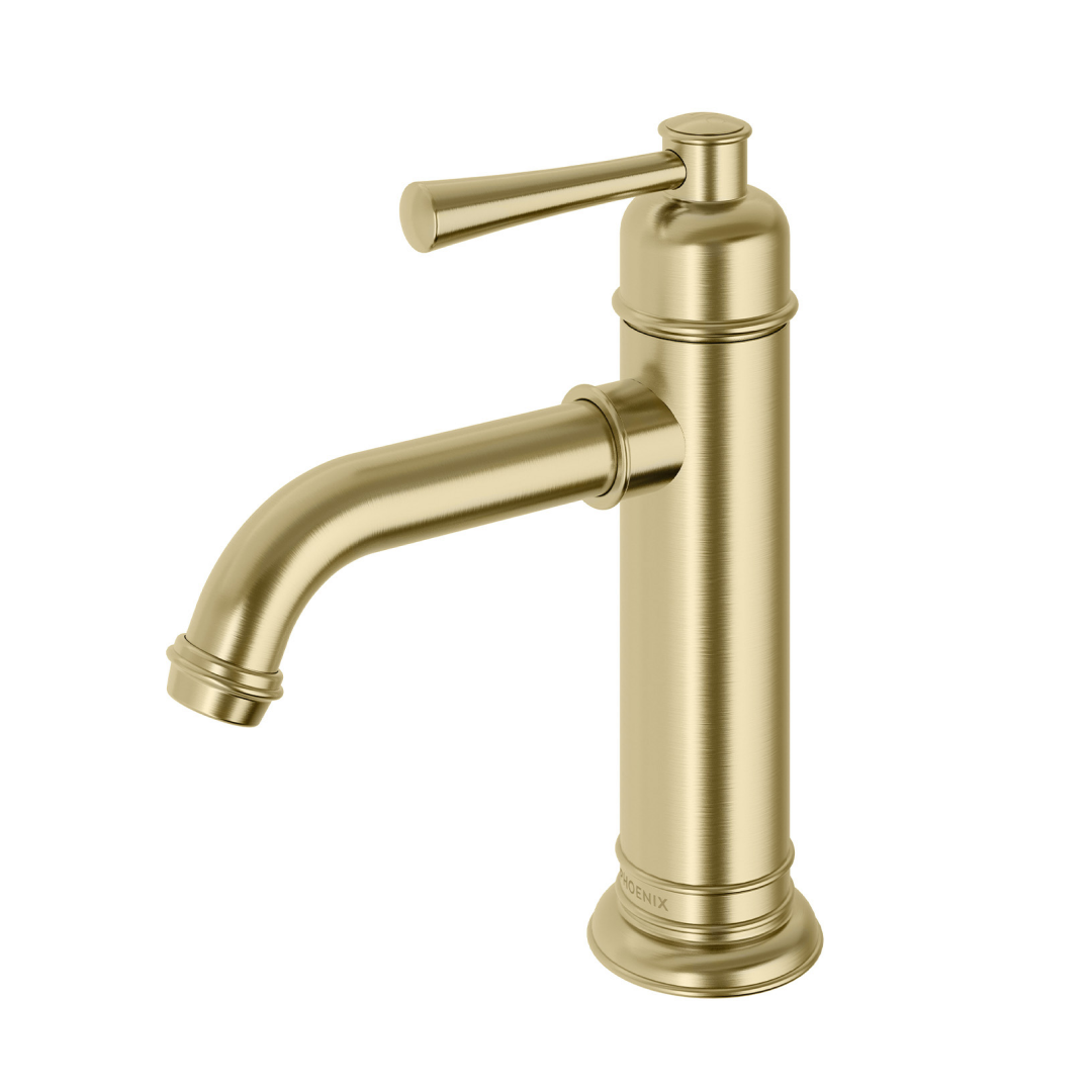 Phoenix Cromford Basin Mixer - LF Brushed Gold - 134-7700-12-1
