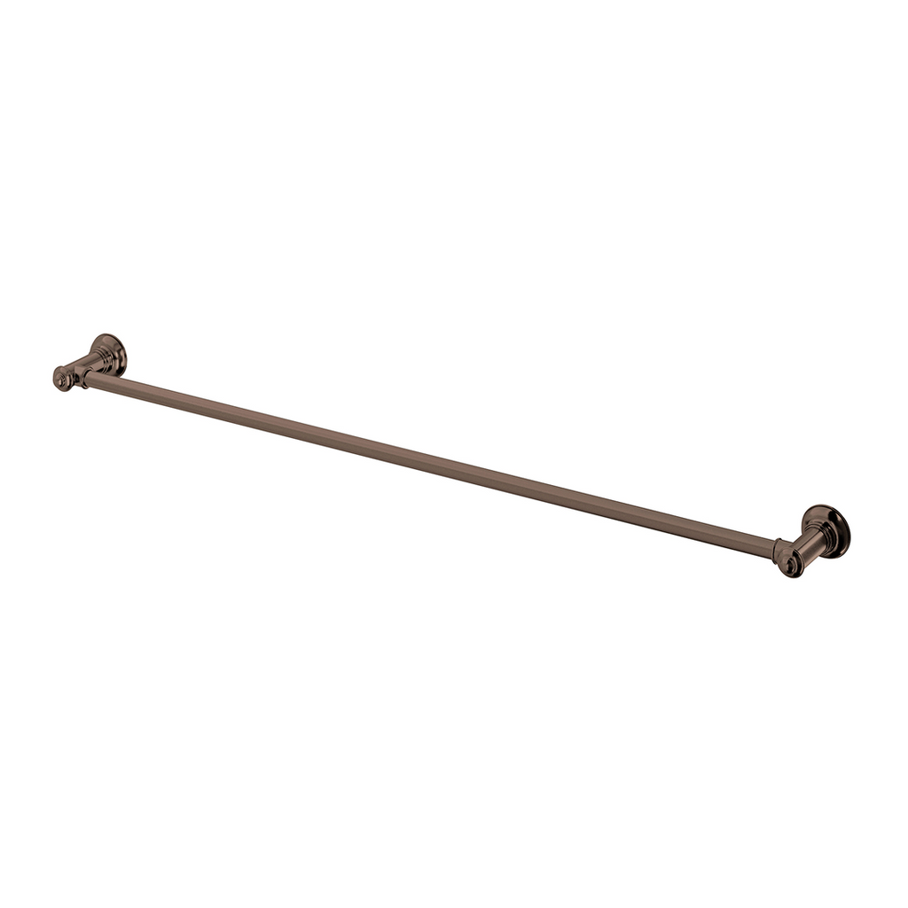 Phoenix Cromford 800mm Single Towel Rail - Brushed Bronze