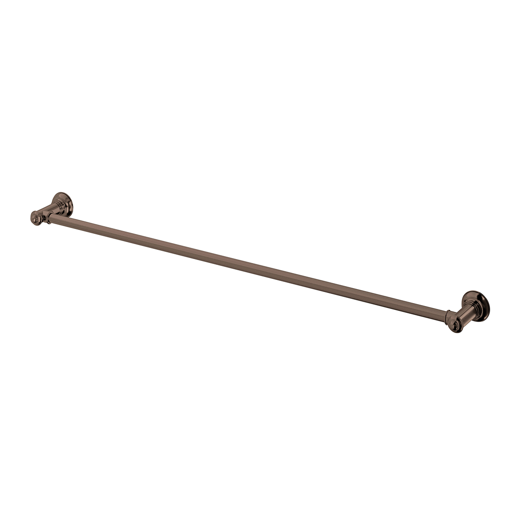 Phoenix Cromford 800mm Single Towel Rail - Brushed Bronze