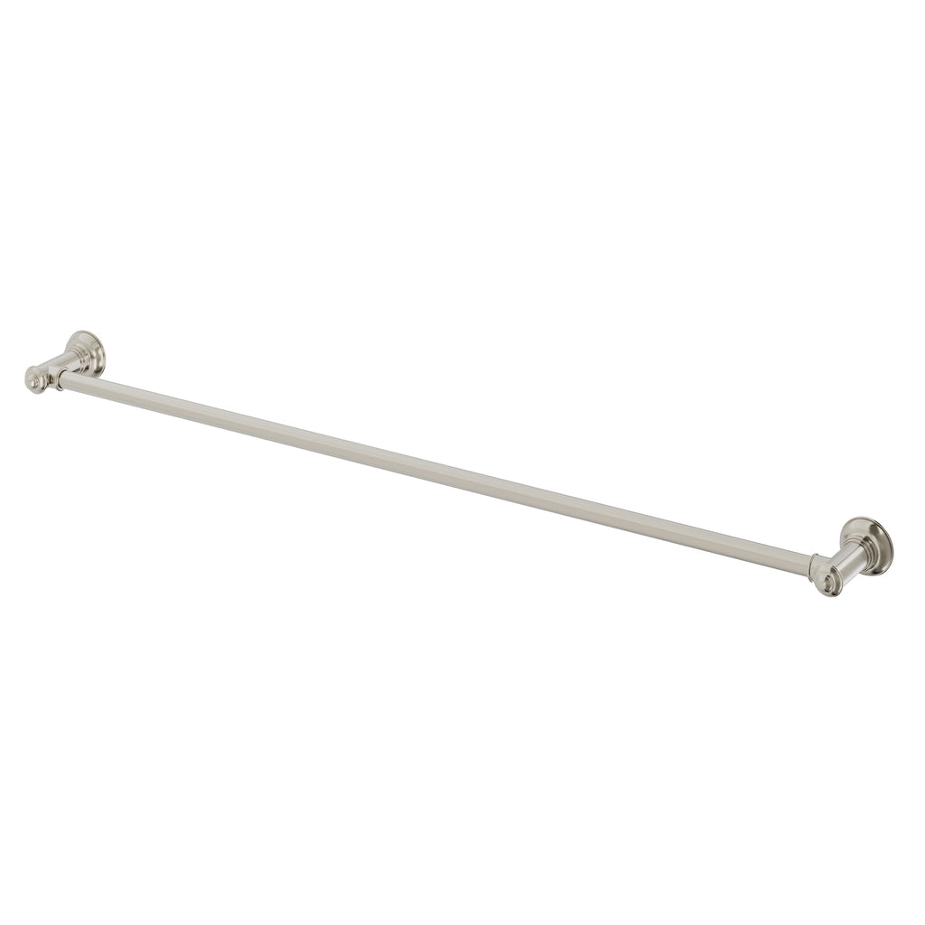 Phoenix Cromford Single Towel Rail 800mm - Brushed Nickel - 134-8030-40