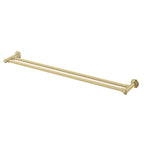 Phoenix Cromford Double Towel Rail 800mm - Brushed Gold - 134-8130-12