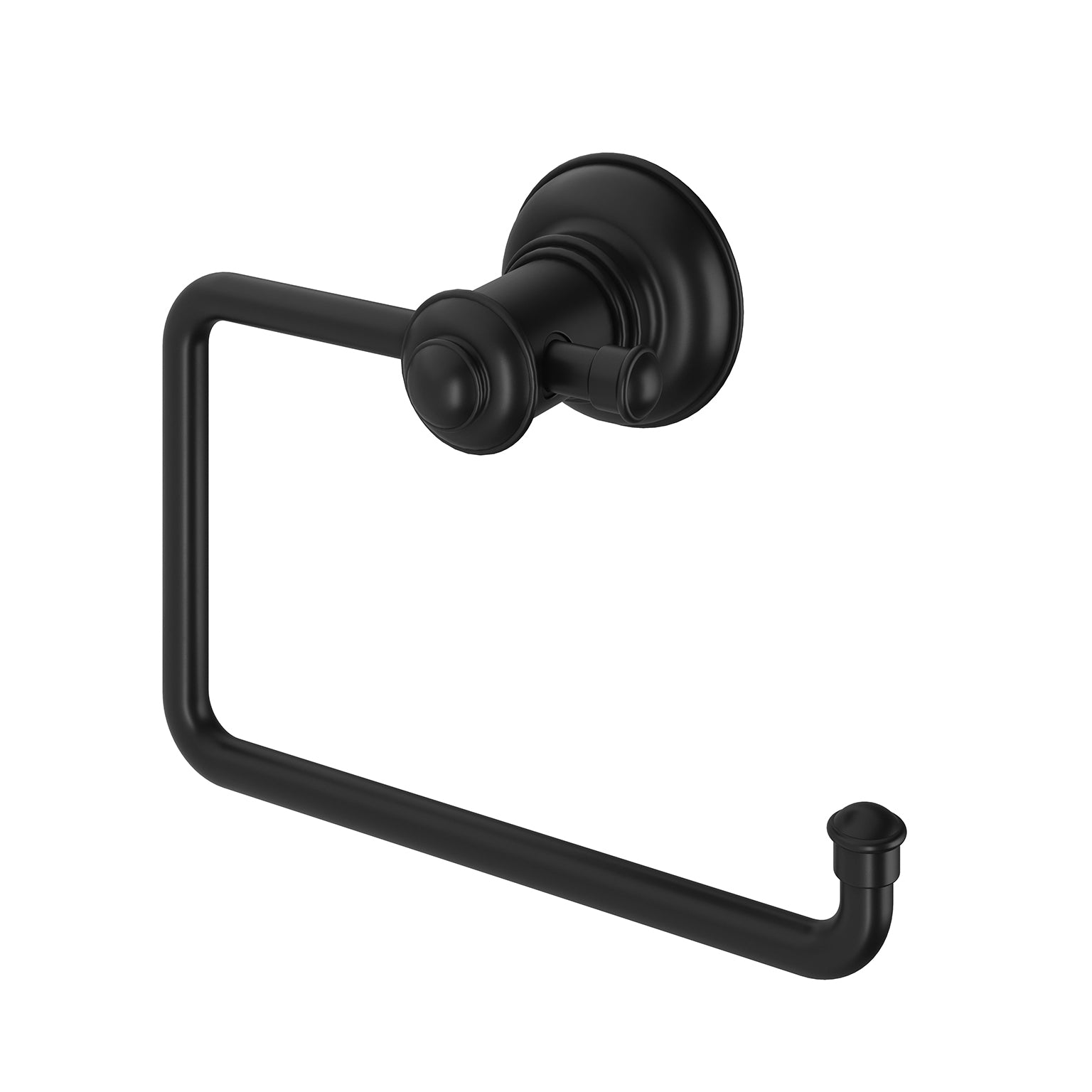 Phoenix Cromford Toilet Roll Holder - Matte Black - 134-8200-10