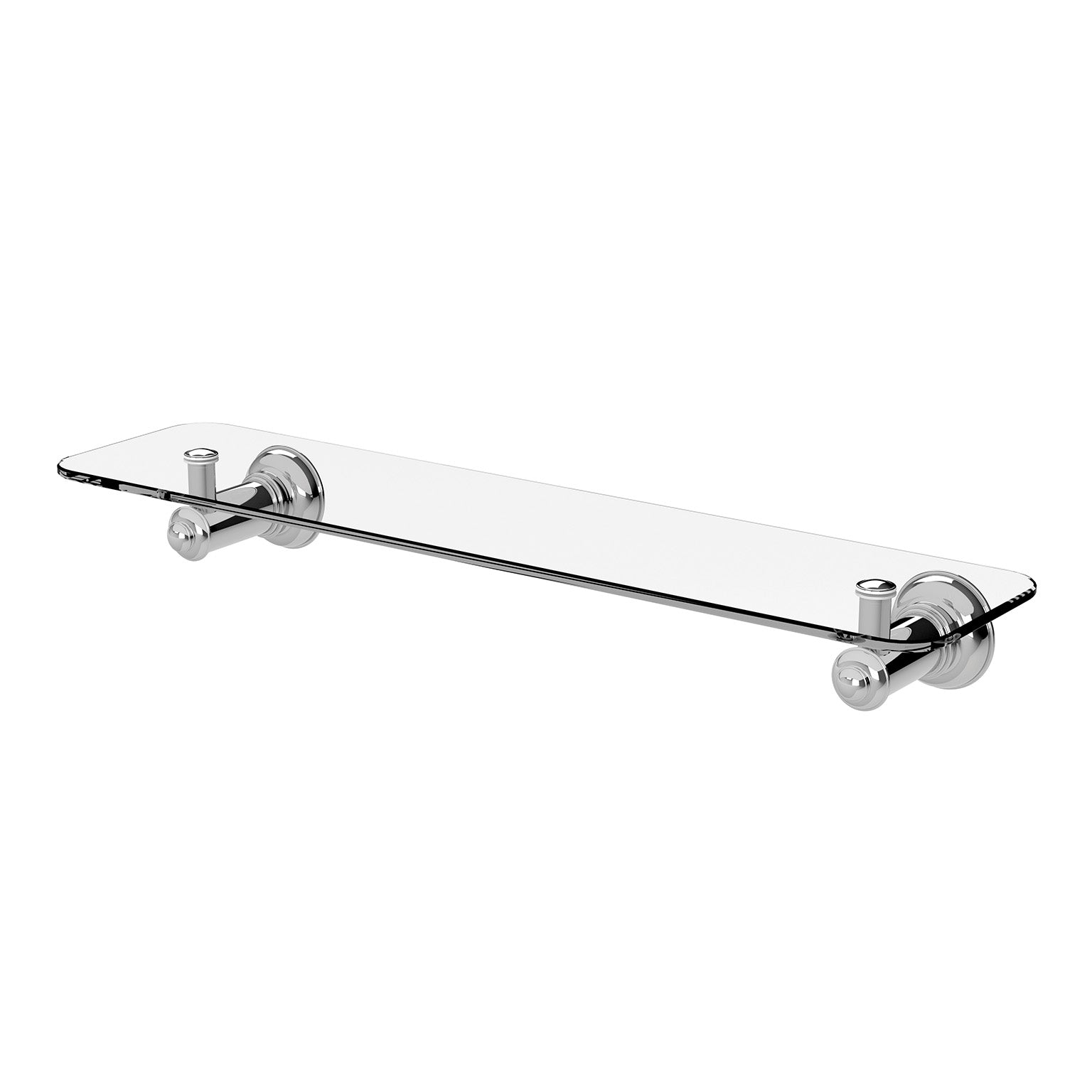 Phoenix Cromford Glass Shelf 450mm - Chrome - 134-8600-00
