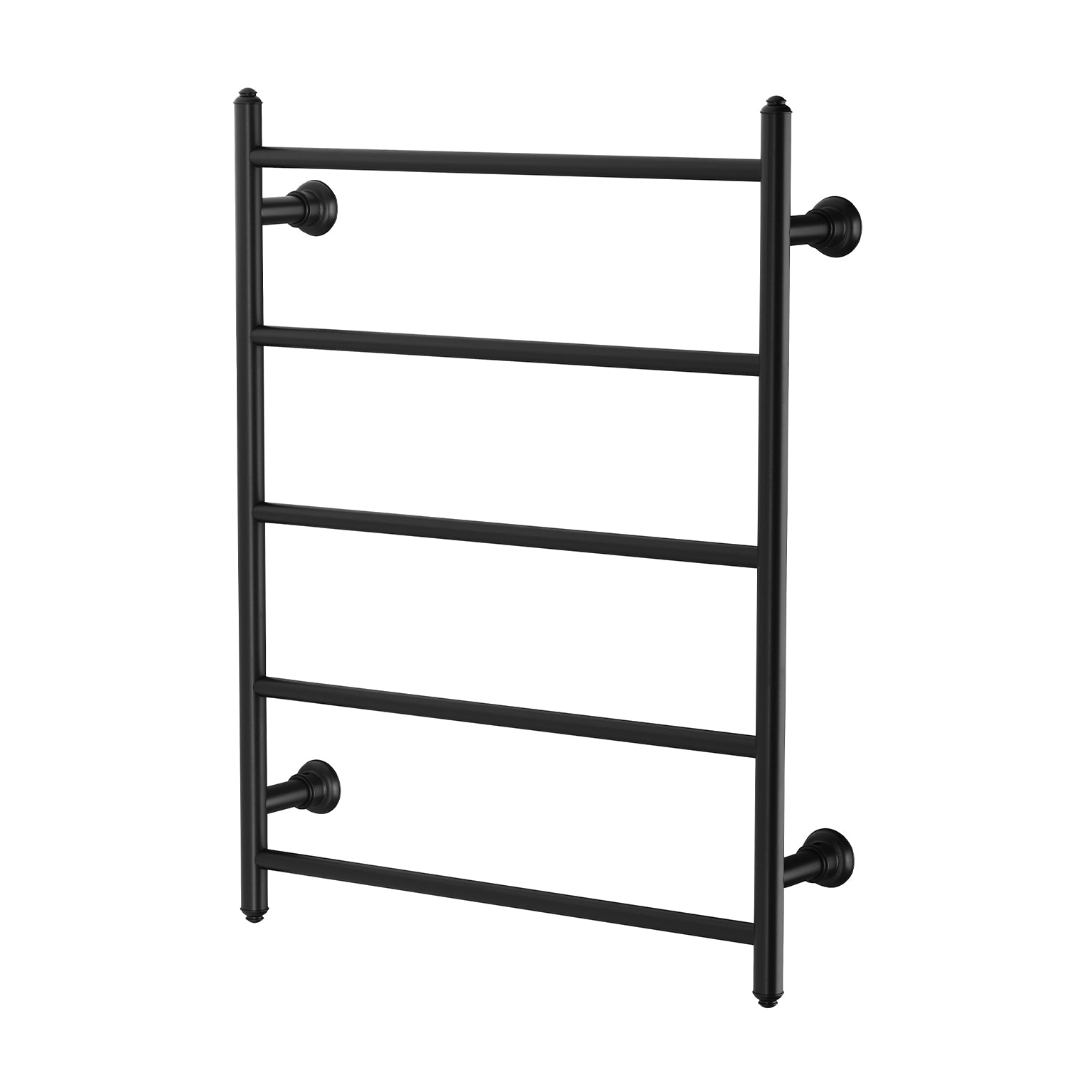 Phoenix 240V Cromford Heated Towel Ladder 55 x 75 - Matte Black - 134-8750-10