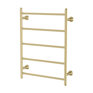 Phoenix 240V Cromford Heated Towel Ladder 55 x 75 - Brushed Gold - 134-8750-12