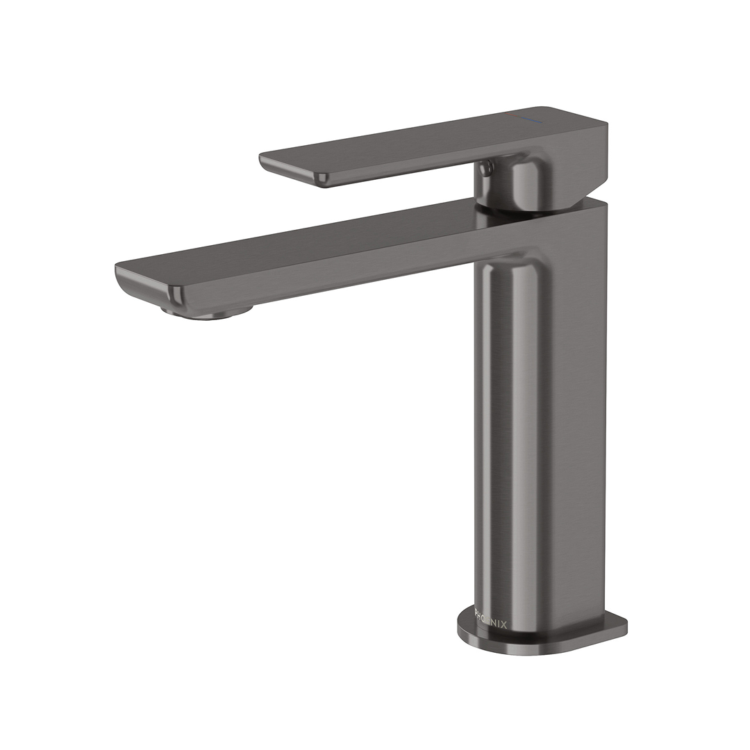 Phoenix Gloss MKII Basin Mixer - LF Brushed Carbon - 135-7700-31-1