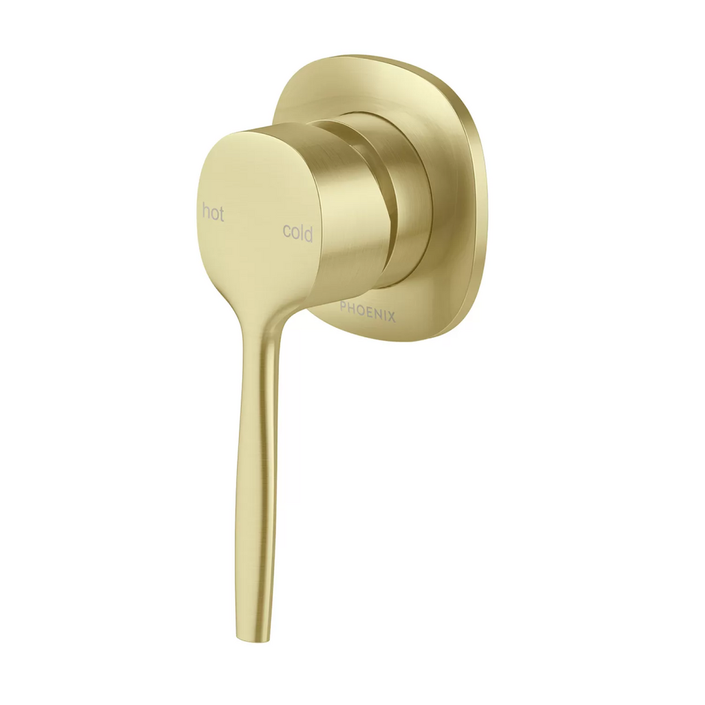 Phoenix Vask SwitchMix Shower Wall Mixer (Includes In-Wall Body) - LF Brushed Gold - 139-2800-12-1