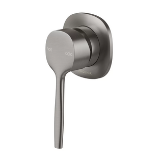 Phoenix Vask SwitchMix Shower Wall Mixer Trim Kit Only - LF Brushed Carbon - 139-2805-31-1