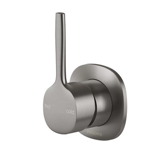 Phoenix Vask SwitchMix Shower Wall Mixer Pin Up Trim Kit Only - LF Brushed Carbon - 139-2808-31-1