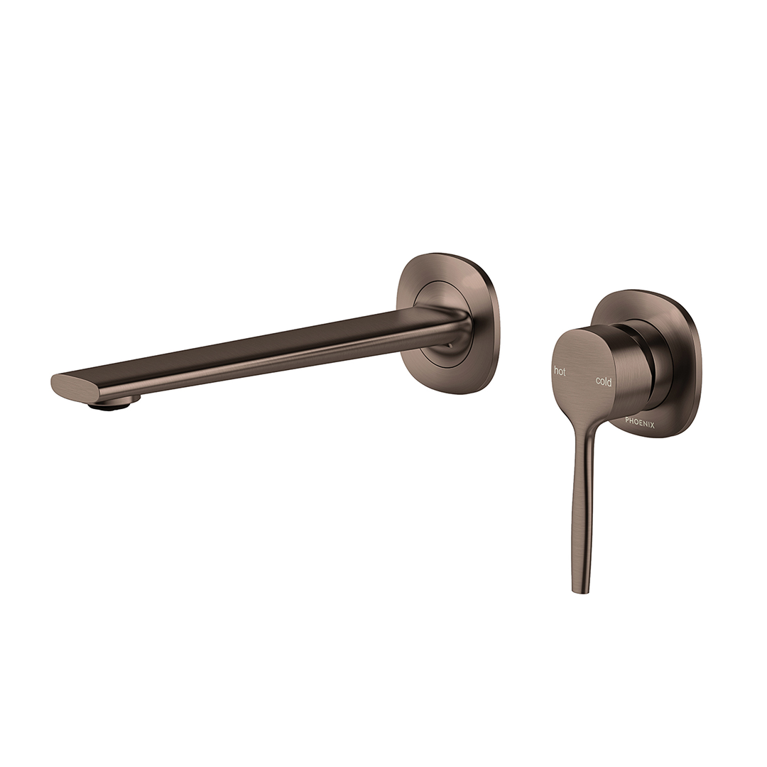 Phoenix Vask SwitchMix Wall Basin/Bath Mixer (Includes In-Wall Body) - LF Brushed Bronze