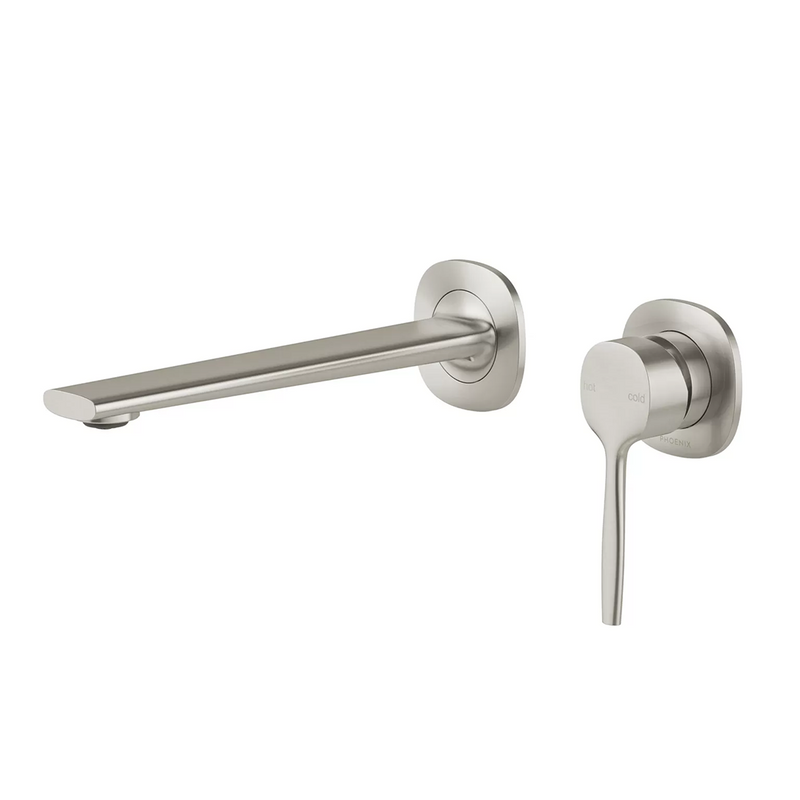 Phoenix Vask SwitchMix Wall Basin & Bath Mixer Trim Only - LF Brushed Nickel